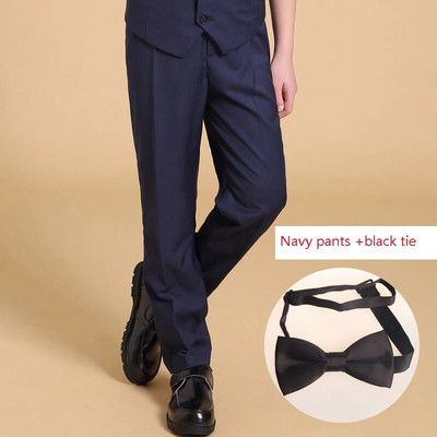 Νέο φθινοπωρινό εφηβικό παντελόνι Σχολική στολή βαμβακερή μονόχρωμη φόρμα παντελόνι για παιδιά ελαστική μέση Preppy στυλ Teenage Big Boys