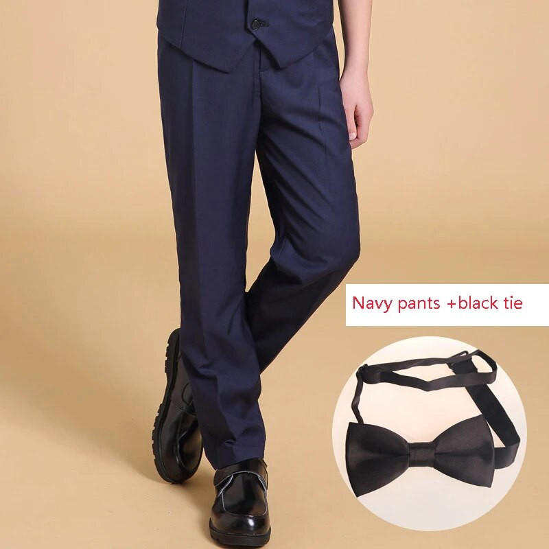 Νέο φθινοπωρινό εφηβικό παντελόνι Σχολική στολή βαμβακερή μονόχρωμη φόρμα παντελόνι για παιδιά ελαστική μέση Preppy στυλ Teenage Big Boys