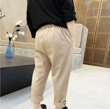 2021 Korea Boys SUIT PANTS Училищни деца Ежедневни панталони с копчета Дрехи Детски официални панталони Марка Моден костюм