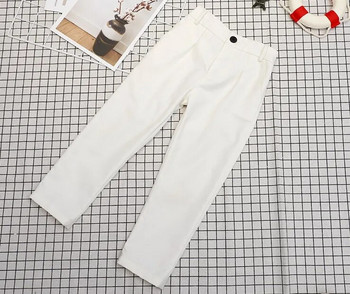 Нови сватбени панталони за момчета през 2021 г. Детски пролетен училищен костюм Панталони Детски бели дълги панталони за момчета тийнейджъри Детски официални парти панталони