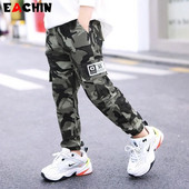 EACHIN Baby Boys Παντελόνι Ανοιξιάτικο Παιδικό Αθλητικό Καμουφλάζ Cargo Παντελόνι Ελαστική Μέση Εφηβικά Παντελόνια Αγόρια Παιδικά Streetwear Παντελόνια