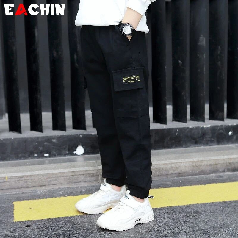 EACHIN Baby Boys Παντελόνι Ανοιξιάτικο Παιδικό Αθλητικό Καμουφλάζ Cargo Παντελόνι Ελαστική Μέση Εφηβικά Παντελόνια Αγόρια Παιδικά Streetwear Παντελόνια