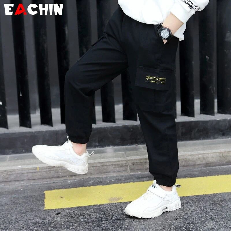 EACHIN Baby Boys Παντελόνι Ανοιξιάτικο Παιδικό Αθλητικό Καμουφλάζ Cargo Παντελόνι Ελαστική Μέση Εφηβικά Παντελόνια Αγόρια Παιδικά Streetwear Παντελόνια