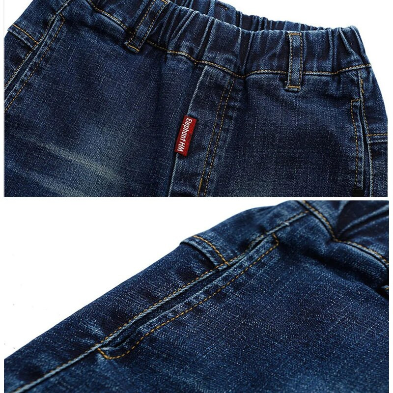 1 ΤΕΜ. Παιδικά αγόρια για μωρά τζιν βαμβακερά ρούχα Ρούχα παντελόνια νήπια Βρεφικά μπλουζάκια αγοριού Τζιν παντελόνια Παιδικά φορέματα 4-11 Ναι