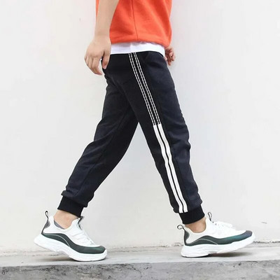 IENENS Bērni Zēni Zēni Kokvilnas brīvas bikses Sporta Apģērbs Bērni Valkā Zīdaiņu elastīgās bikses apakšā 5 6 7 8 9 10 11 12 gadi