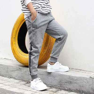 IENENS Bērni Zēni Zēni Kokvilnas brīvas bikses Sporta Apģērbs Bērni Valkā Zīdaiņu elastīgās bikses apakšā 5 6 7 8 9 10 11 12 gadi