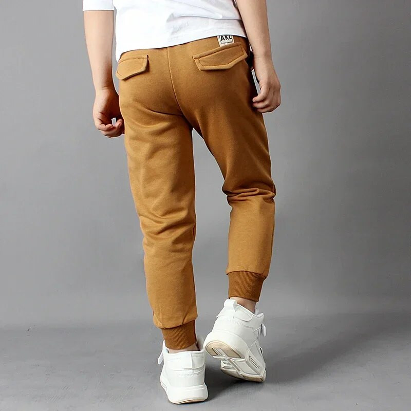 IENENS Bērni Zēni Zēni Kokvilnas brīvas bikses Sporta Apģērbs Bērni Valkā Zīdaiņu elastīgās bikses apakšā 5 6 7 8 9 10 11 12 gadi