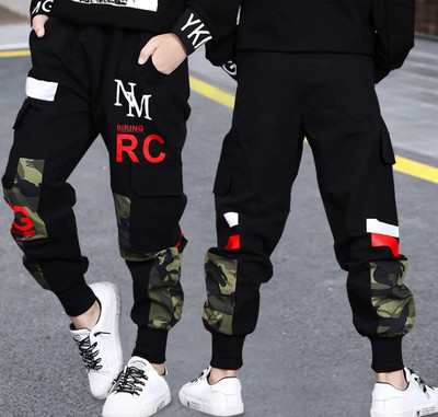 Zēniem lielas kabatas sporta bikses rudens jauni bērni garās bikses pusaudžu zēni meitenes kravas harēm bikses sporta skriešanas bikses 4 6 8 10 gadus vecas