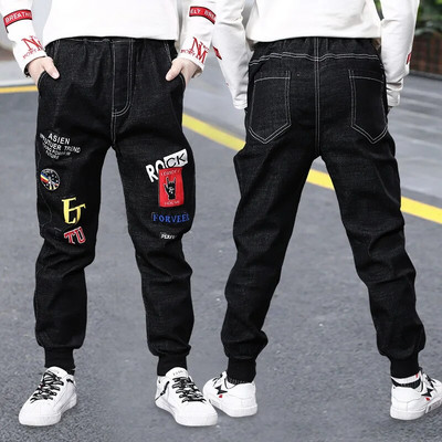 Zēniem lielas kabatas sporta bikses rudens jauni bērni garās bikses pusaudžu zēni meitenes kravas harēm bikses sporta skriešanas bikses 4 6 8 10 gadus vecas