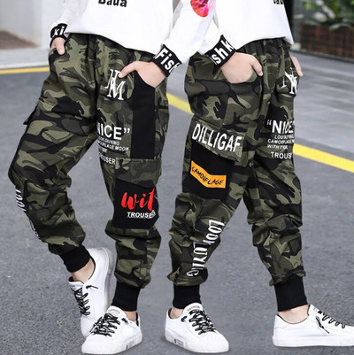 Zēniem lielas kabatas sporta bikses rudens jauni bērni garās bikses pusaudžu zēni meitenes kravas harēm bikses sporta skriešanas bikses 4 6 8 10 gadus vecas