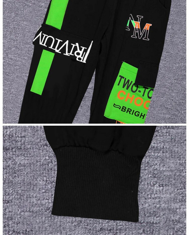 Zēniem lielas kabatas sporta bikses rudens jauni bērni garās bikses pusaudžu zēni meitenes kravas harēm bikses sporta skriešanas bikses 4 6 8 10 gadus vecas