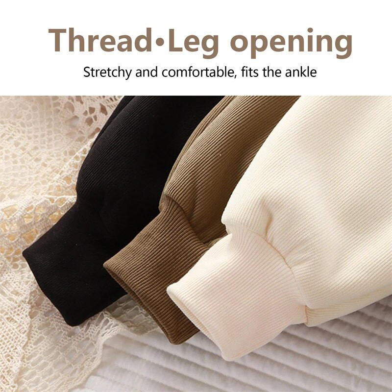 Žiemos rudens aksominės kelnės vaikams vaikiškos sportinės kelnės berniukams mergaitės ilgos medvilninės velvetinės storos laisvalaikio šiltos kelnės 2-8 m.