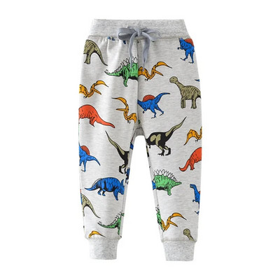 Jumping Meters 2-7T Băieți Fete Pantaloni de sport Pantaloni pentru copii Animale Toamna Iarnă Haine pentru bebeluși Copii mici Costumul pantaloni întregi