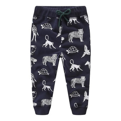 Jumping Meters 2-7T Băieți Fete Pantaloni de sport Pantaloni pentru copii Animale Toamna Iarnă Haine pentru bebeluși Copii mici Costumul pantaloni întregi