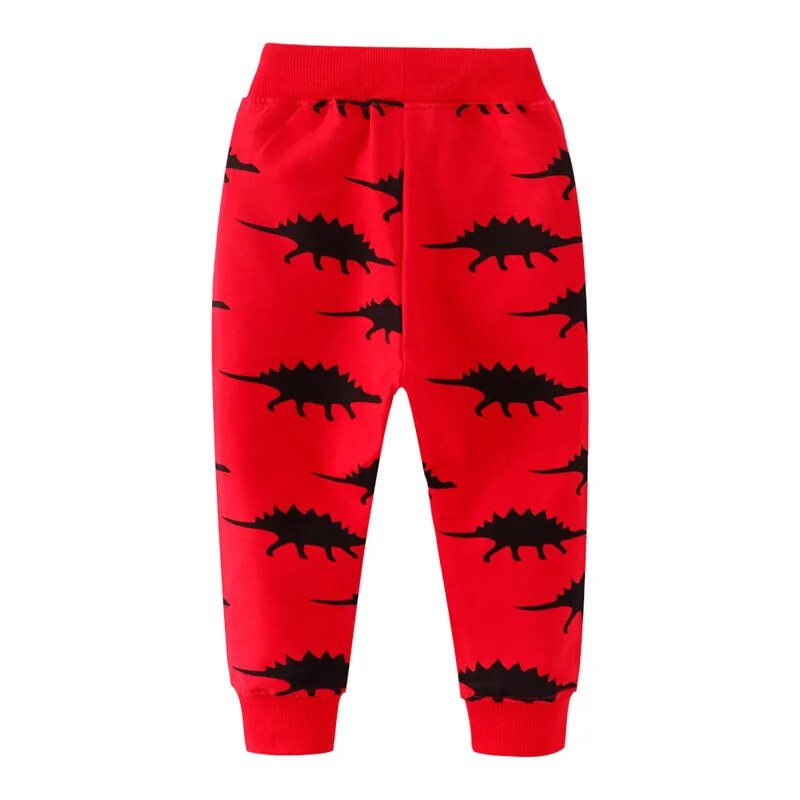 Lēcieni metri 2-7T Zēni Meitenes Sporta bikses Bērnu Bikses Dzīvnieki Rudens Ziemas Mazuļu Apģērbi Toddler Bērni Pilnas bikses Kostīms