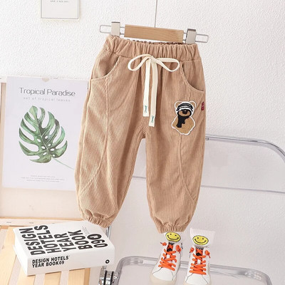 Noua haină de primăvară toamnă pentru fetițe copii băieți pantaloni de modă pentru copii mici costum casual din bumbac pantaloni pentru copii îmbrăcăminte sport pentru sugari
