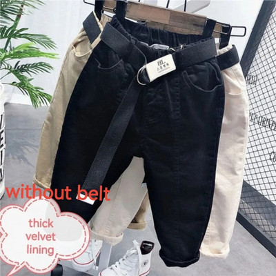 Αγόρια καθημερινά παντελόνια με ζώνη Παιδικά μακρύ παντελόνι άνοιξη φθινόπωρο χειμερινό παντελόνι μόδας Παιδικά ρούχα