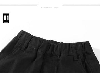 Момчета Карго панталони Ежедневни зимни пролетни дебели памучни панталони за момчета Детски спортни панталони Тийнейджърски детски дрехи за 110-160 см