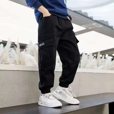 Primăvară Toamnă Stil Copii Moda Pantaloni Casual Pantaloni Lungi Buzunar Mare Băieți Street Work Pantaloni