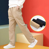 2023. aasta sügistalv Laste koolipüksid Koolivormi püksid lastele Poistele Tüdrukutele Paksud püksid Vabaajarõivad 1–8-aastastele beebidele