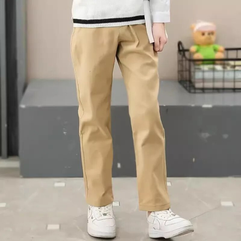 2023. aasta sügistalv Laste koolipüksid Koolivormi püksid lastele Poistele Tüdrukutele Paksud püksid Vabaajarõivad 1–8-aastastele beebidele