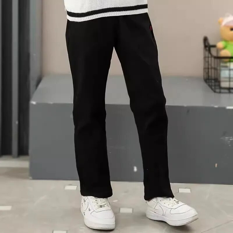 2023. aasta sügistalv Laste koolipüksid Koolivormi püksid lastele Poistele Tüdrukutele Paksud püksid Vabaajarõivad 1–8-aastastele beebidele