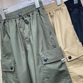 Карго панталони Детски свободни харем Спортни панталони за момчета Пролетни есенни панталони Ежедневни детски улични дрехи Тийнейджърски дрехи за 110-170 см