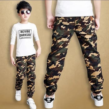 2022 Нови панталони за момчета Детски панталони Армейски детски дрехи Ежедневни панталони за тийнейджъри Облекло за момчета Спортна мода Камуфлажни дрехи