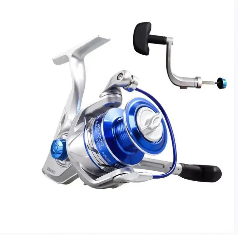 QS sērijas metāla galva PA66 materiāls makšķerēšanas spoles saliekamās rokas mešanas stieņa līnijas ritenis makšķerēšanas spoles vērpšanas zvejas kuģis