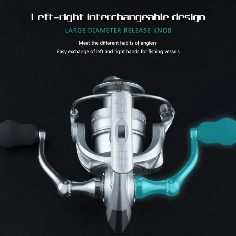 „Huidiao“ didelio stiprumo korpuso spiningo ritė 8 KG maksimalus poveržlės tempimas, skirtas žvejoti jūroje karpių žvejybai 5,2:1 pavaros santykis dideliu greičiu