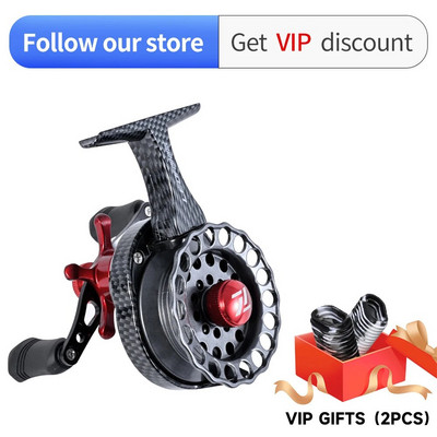 LEOFISHING Professional Spinning Ice Roels Fishing Coil Goods 4 + 1BB 2.6:1 for Fishing Rods Max Power 18KG Fishing Accessories