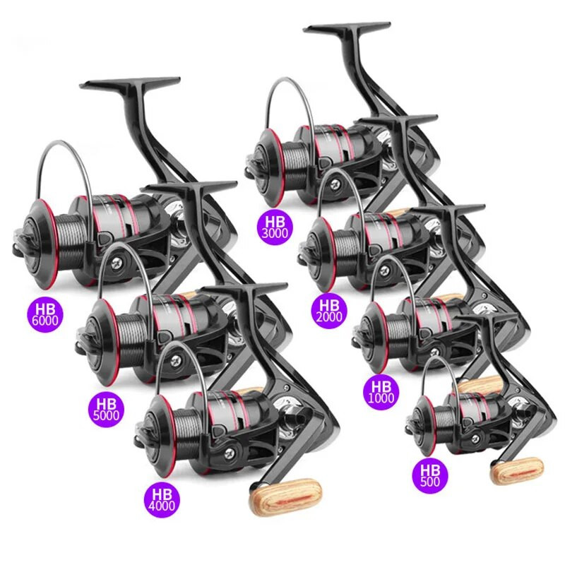 LINNHUE kolut za ribolov 500-7000 vrteći kolut Metalni rezervni kolut Saltwater Rola Pribor za ribolov Šaranski kolut