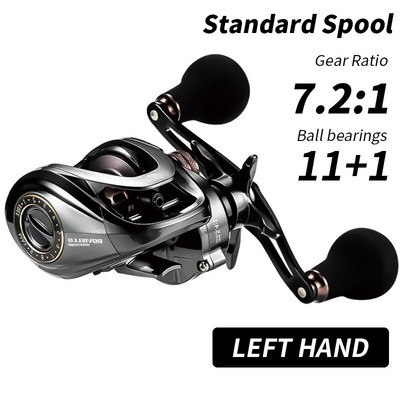 Καρούλια Baitcasting HIAW200 9,5Kg Max Drag 11 + 1 BB 5,4/7,2 Gear Ratio Reels Baitcaster Reel Fishing Reel