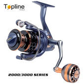 Topline Spinning Fishing Reel 1000 Sea Hot Wheel Saldūdens Pesca priekšējās bremžu sistēmas kvalitāte Max Drag 21KG spoles makšķerēšanas spole