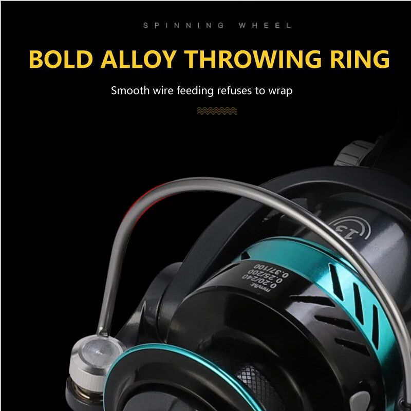 GLS New Spinning Fishing Wheel DK 1000-7000 Series 5,2:1 Αναλογία μετάδοσης αριστερά/δεξιά Εναλλάξιμα καρούλι ψαρέματος από κράμα αλουμινίου