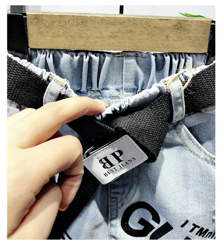 Uus mood väikelaste poiste teksad lühikesed püksid auguga lühikesed püksid suvised lapsed lastele vabaaja püksid püksid 2–6 aastat