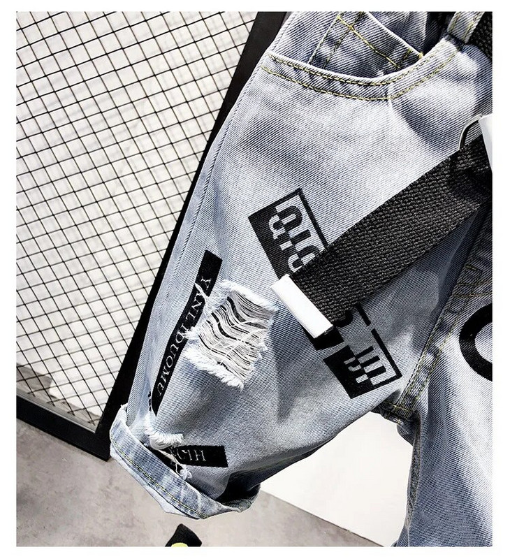 Uus mood väikelaste poiste teksad lühikesed püksid auguga lühikesed püksid suvised lapsed lastele vabaaja püksid püksid 2–6 aastat