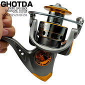 1000–7000 makšķerēšanas spoles maks. pretestība 10 kg spoles makšķerēšana lielā ātrumā 5.2:1 visa metāla spoles vērpšanas spole sālsūdens