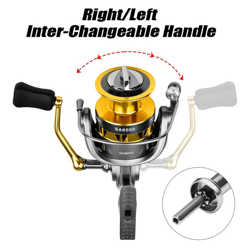 Pasaules pirmizrāde 10 kg Max Drag Power metāla makšķerēšanas spoles spoles rokturis sālsūdens saldūdens priekšējā un aizmugurējā vilkšanas sistēmas vērpšanas spole