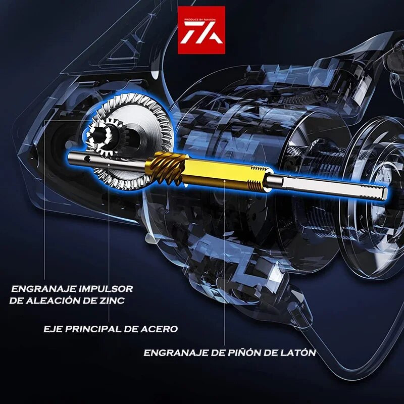 Augsta kvalitāte, metāla makšķerēšanas spoles, dubultā spole, vērpšanas spole, sakausējuma rīki, sakausējuma spole, metāla rokturis, liešanas spole, sālsūdenim