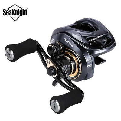 Марка SeaKnight FALCAN III Series Baitcasting Reel Ultra-Light 180g MAX Drag 15LB Long Casting Високоскоростно колело 7.3:1 8.1:1