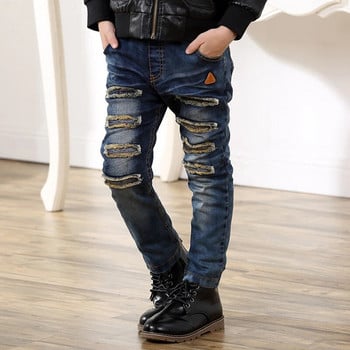 IEENS Jeans Boys Παντελόνι Casual Cotton Denim Παντελόνι Fashion Slim Jeans Παιδικό Νέο Τζιν Skinny Παντελόνι 4-10 ετών