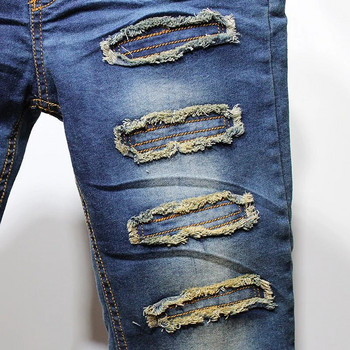 IEENS Jeans Boys Παντελόνι Casual Cotton Denim Παντελόνι Fashion Slim Jeans Παιδικό Νέο Τζιν Skinny Παντελόνι 4-10 ετών
