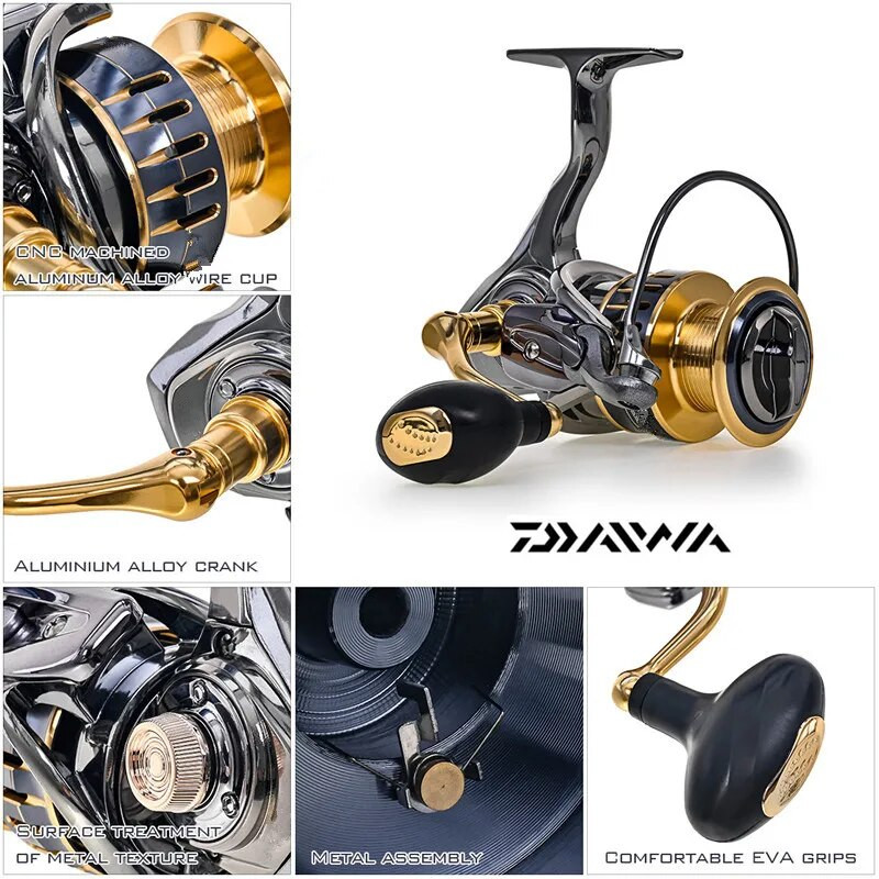 2023 m. Naujas Daiwa Metal Wire Cup žvejybos ritė Žvejybos ritė Spining Ratas Sea Pole Reel Žvejybos ritė Meškerės žvejybos įrankiai