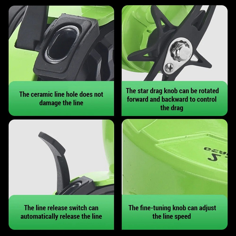 Plasttraadist tass jääpüügirulli parvepüügiratas eesmine püügiratas jääpüügiks