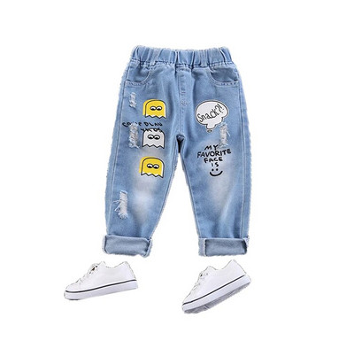 Dječačke traperice za djecu Hlače 2022. Novo proljeće i jesen Denim hlače za dječake Dječja ležerna radna odjeća Hlače Proljetne dječje traperice