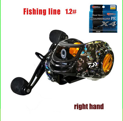 DAIWA spole 7.2:1 ātrgaitas makšķerēšanas spole 16KG maksimālā pretestība tālmetiena jūras ūdens