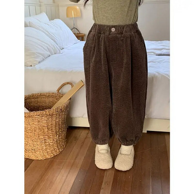 2023. gada jauni pavasara rudens Girls Kids Boys kabatas džinsi; džinsa bikses bikses ērtas cute baby Apģērbi Bērnu Apģērbs