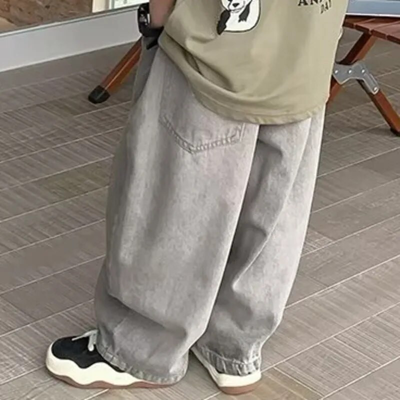 Παιδικά νέα τζιν για αγόρια καλοκαιρινά παιδικά καθημερινά παντελόνια Κορεατικά βρεφικά παντελόνια για αγόρια