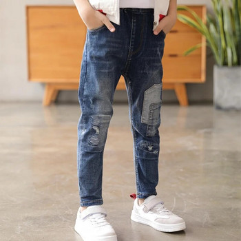 DIIMUU 4-11 ετών Παιδικά τζιν Παντελόνια Ρούχα Αγόρι τζιν Παιδικά τζιν παντελόνια άνοιξη φθινόπωρο Βρεφικό μακρύ παντελόνι παιδικό πάτο